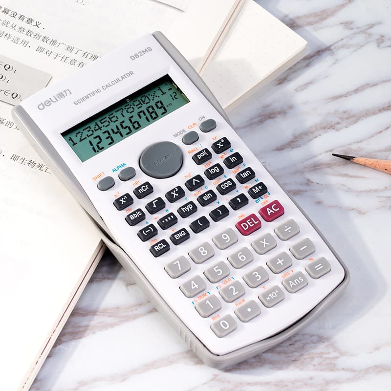 Deli Deli-D82MS Scientific Calculator for Students & Professionals stationary, toys & sports — thumbnail 3 of 4