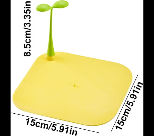 No Brand BD Silicone Floor Drain Mat – Anti-Odor & Hair Catcher | Per Piece daily essentials & lifestyle — thumbnail 2 of 4