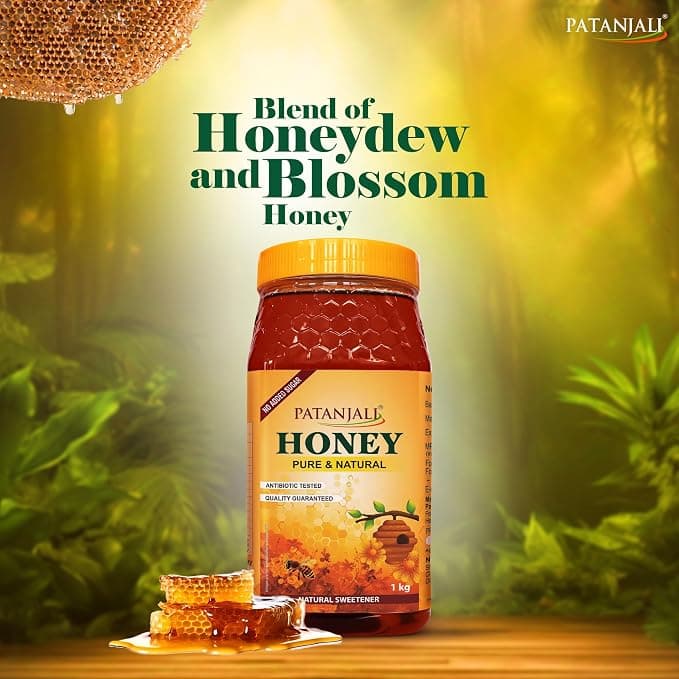 Patanjali Patanjali Honey 1kg Jar | Pure Natural Honey for Daily Health daily essentials & lifestyle — thumbnail 5 of 5
