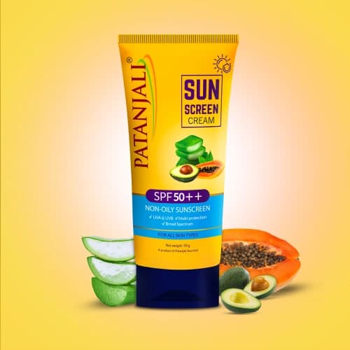 Patanjali Patanjali Sun Screen Cream SPF 50++ | UVA & UVB Protection | 50gm daily essentials & lifestyle — thumbnail 6 of 6