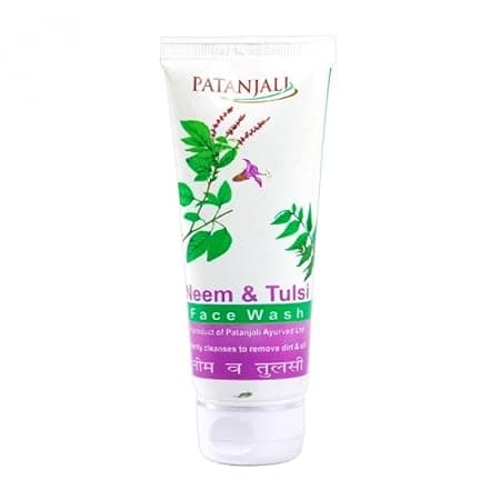Patanjali Neem Tulsi Face Wash 60g for Clear & Fresh Skin