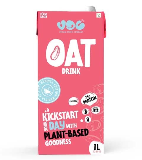 Vegan Oat Drink 1L - Pack of 12 Barista Edition (Tetra Pak)