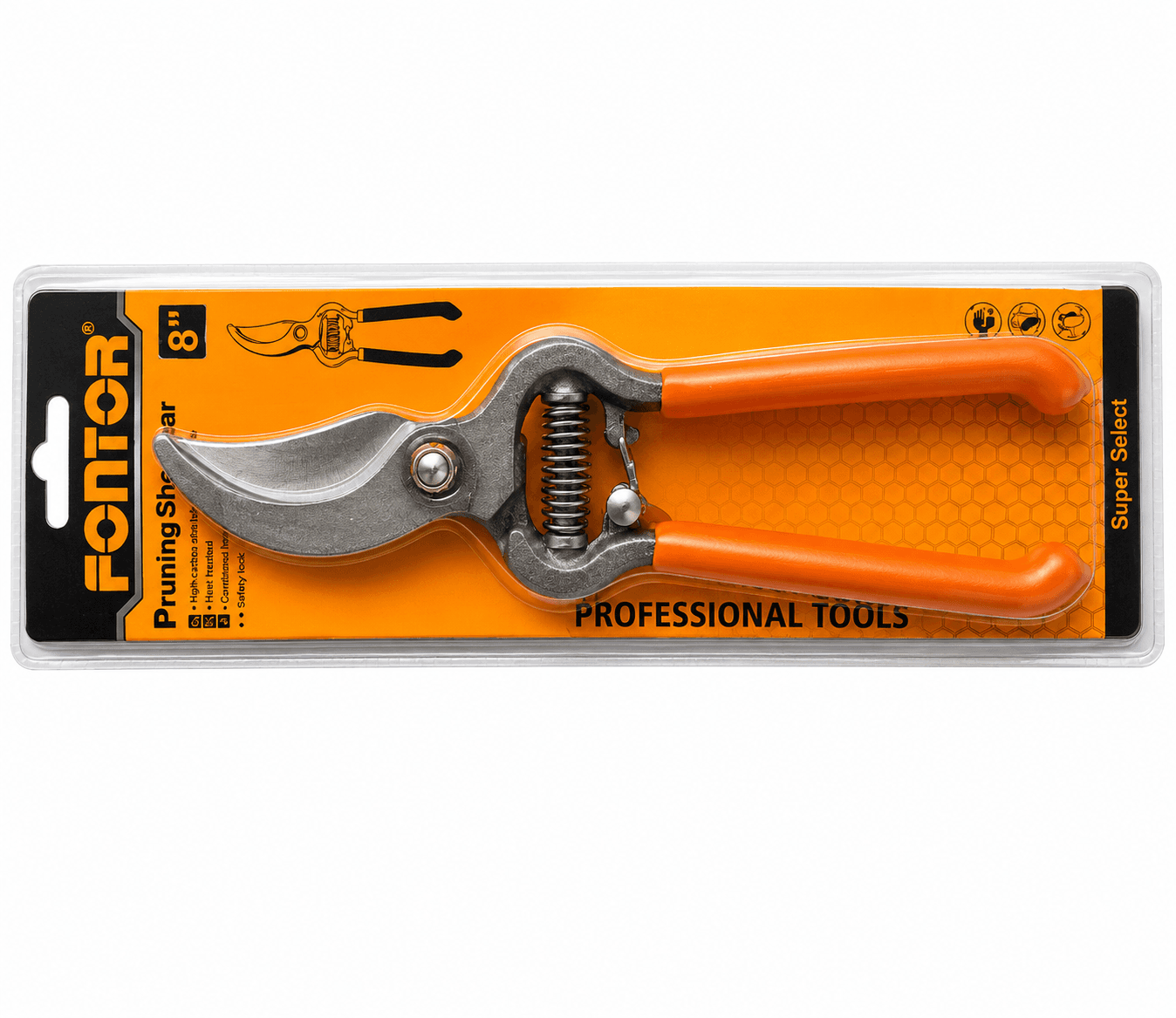 Fontor Pruning Scissors 180428 Heavy Duty Garden Pruner for Plants & Branches