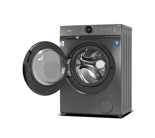 Midea - 8 Kg Front Load Washing Machine - MF200W80WB/T-NP