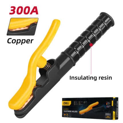 Deli Tools Deli Electrode Holder 300A EDL23300A Heavy Duty Welding Holder hardware & machinery — thumbnail 2 of 2