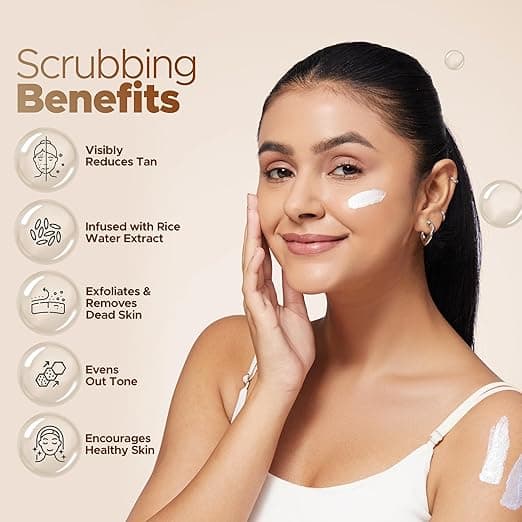 HILARY RHODA Hilary Rhoda De-Tan Face & Body Scrub | Tan Removal & Skin Brightening Scrub daily essentials & lifestyle — thumbnail 7 of 8