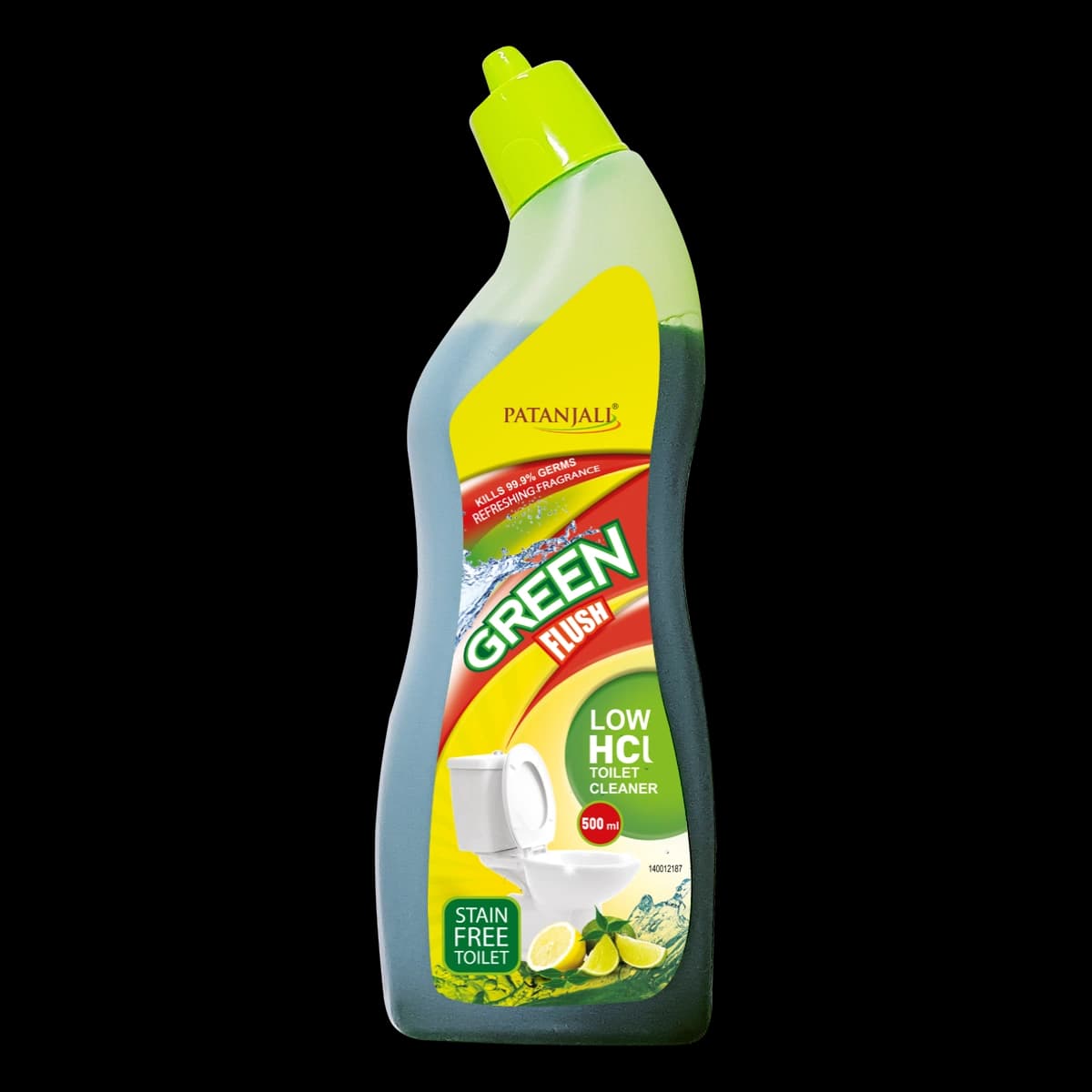 Patanjali Green Flush Toilet Cleaner (Low HCL) | Powerful Bathroom Cleaning Solution