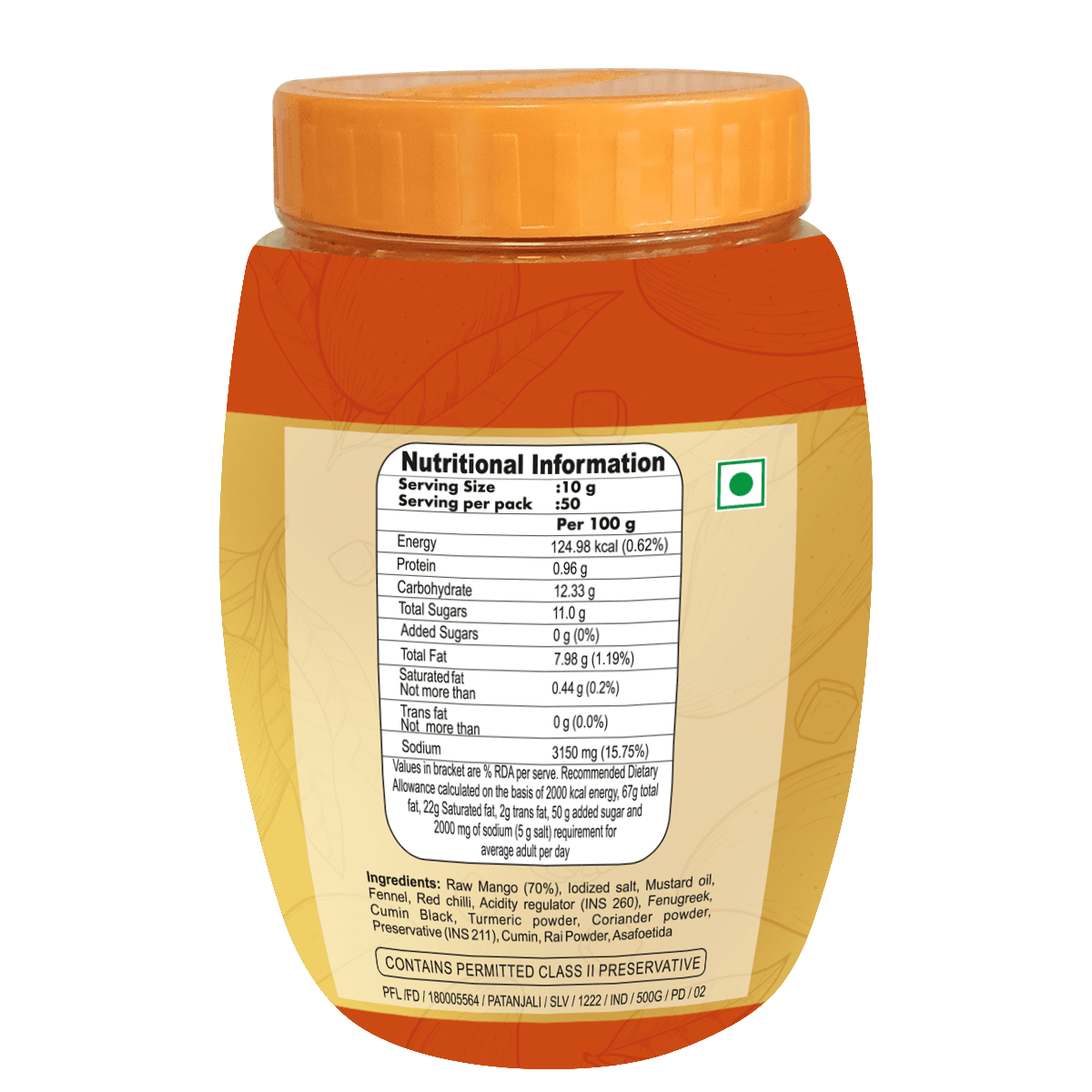 Patanjali Patanjali Mango Pickle, 400g | Traditional Indian Aam Achar daily essentials & lifestyle — thumbnail 3 of 3