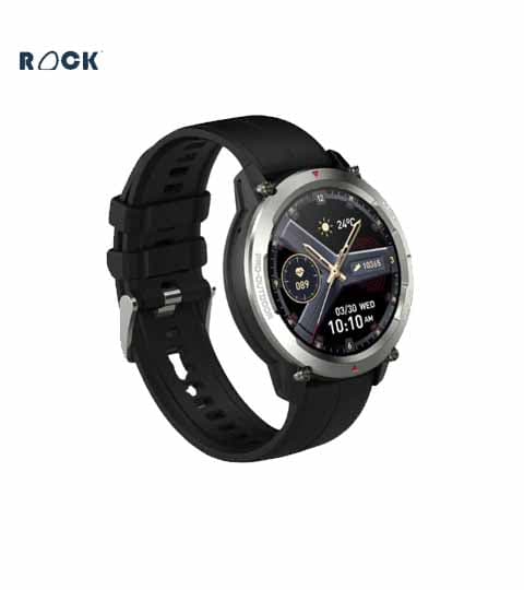 Rock Move Smartwatch - Move Black – Fitness Tracker with Bluetooth Calling & Heart Rate Monitor