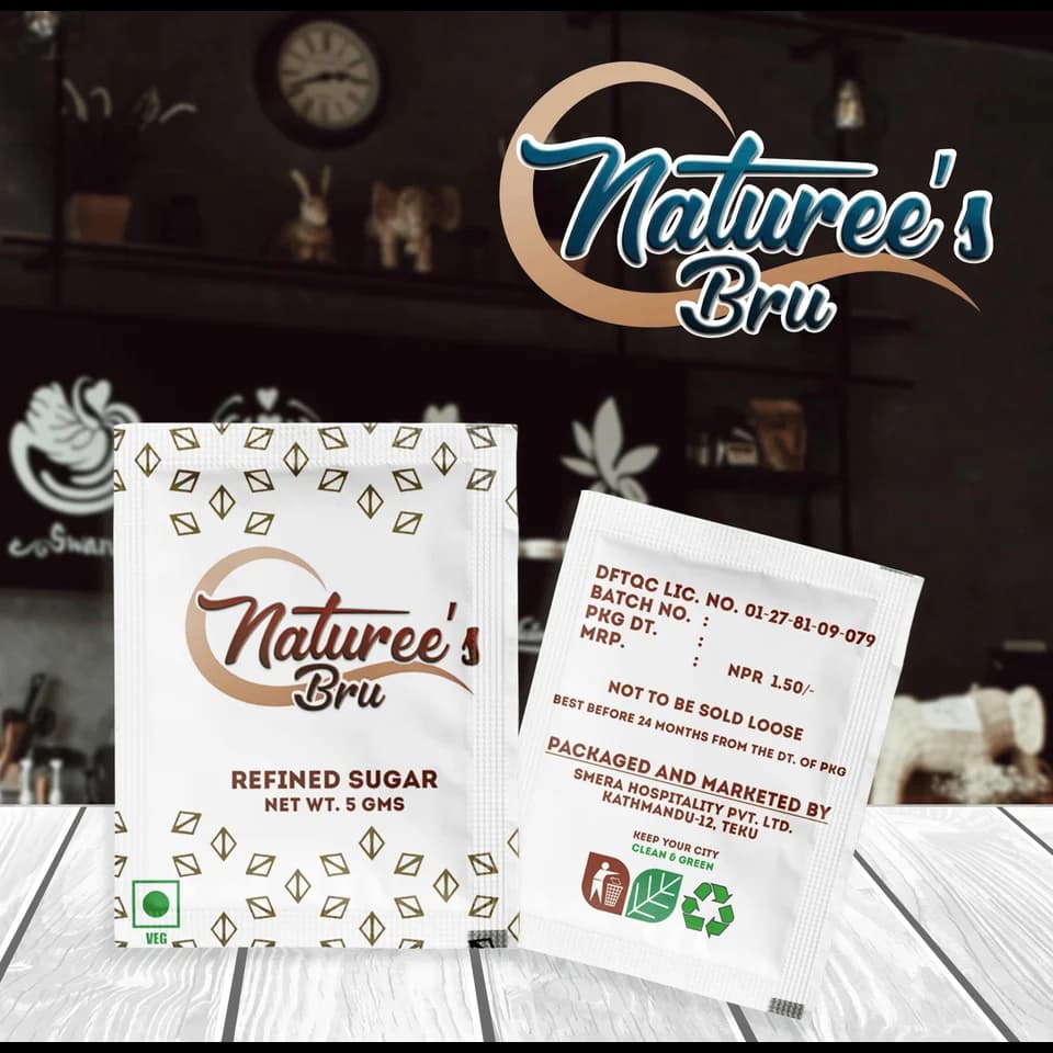 Naturee’s Bru Refined Sugar Sachets 1KG