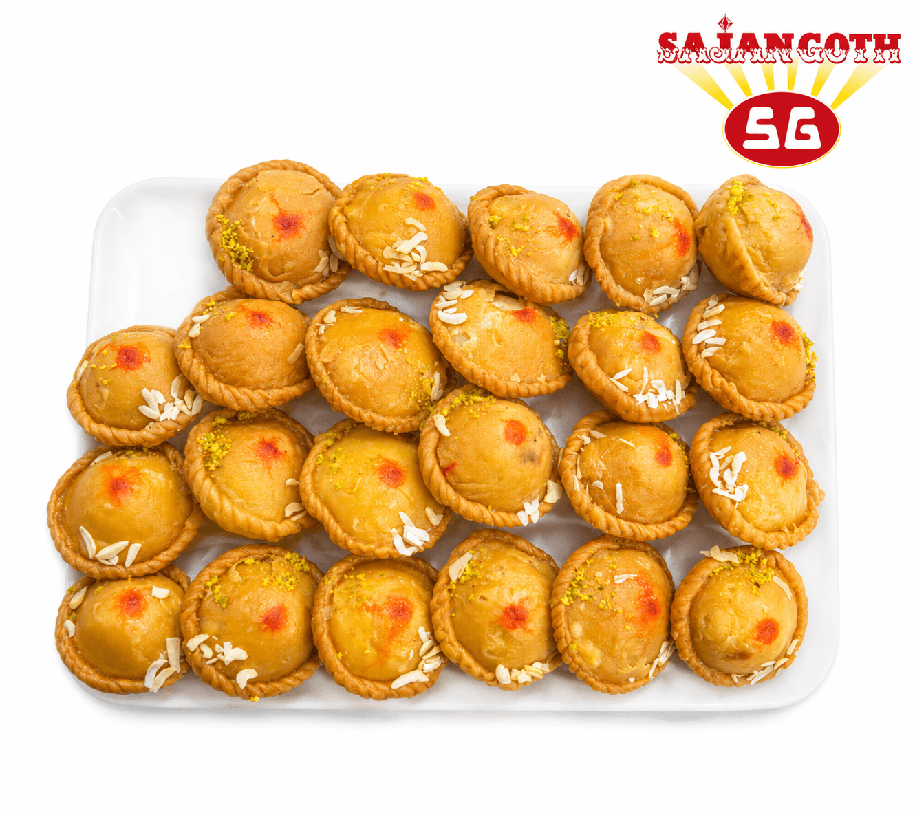 Sajan Goth Chandrakala – Traditional Khoya Filled Sweet
