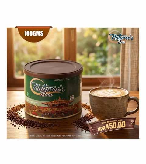 Naturee’s Bru Instant Coffee Granules 100GMS | Rich Aroma & Strong Taste