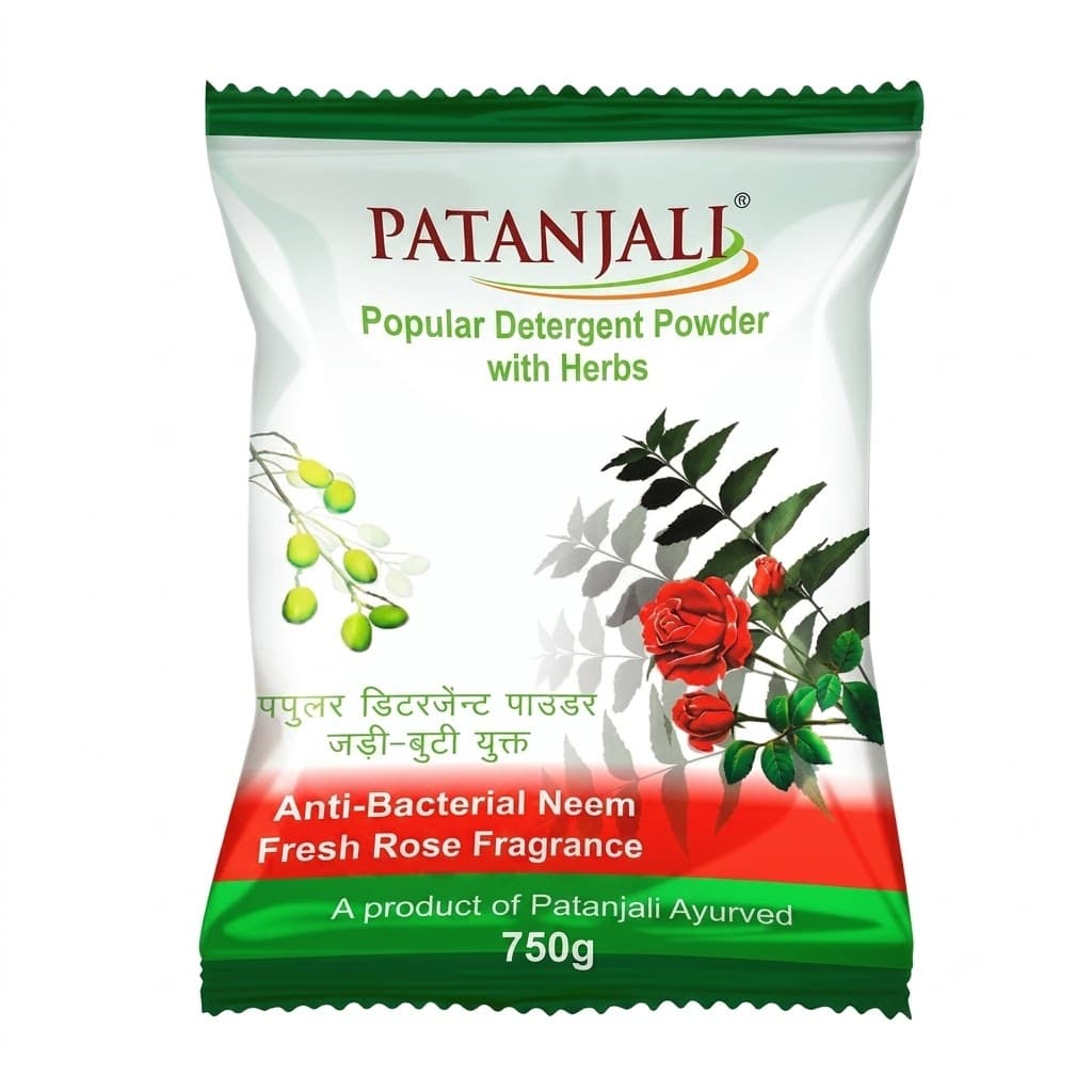 POPULAR DETERGENT POWDER 750 GM | Powerful Laundry Detergent for Bright & Fresh Clothes