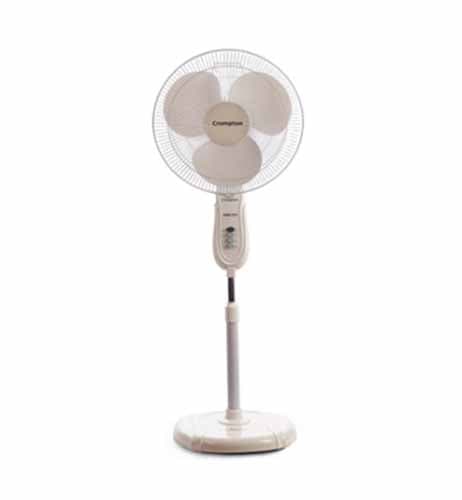 Crompton 16 Inch Stand Fan – High Speed Adjustable Pedestal Fan for Home & Office Cooling
