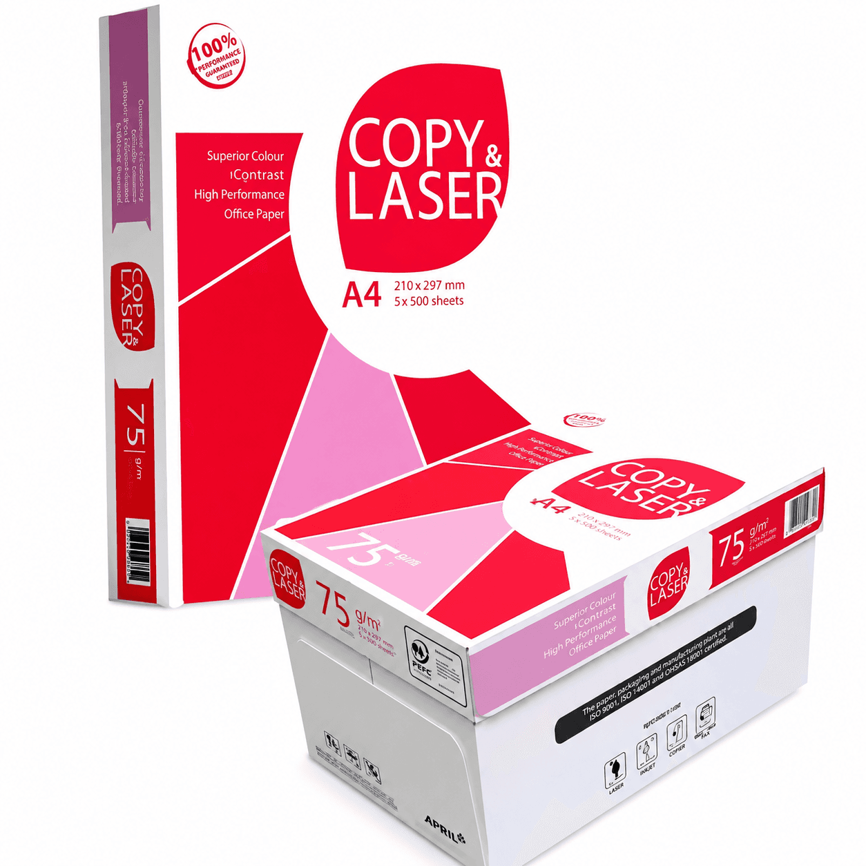 Copy & Laser A4 Paper 75 GSM 500 Sheets | Premium Multipurpose Copy Paper