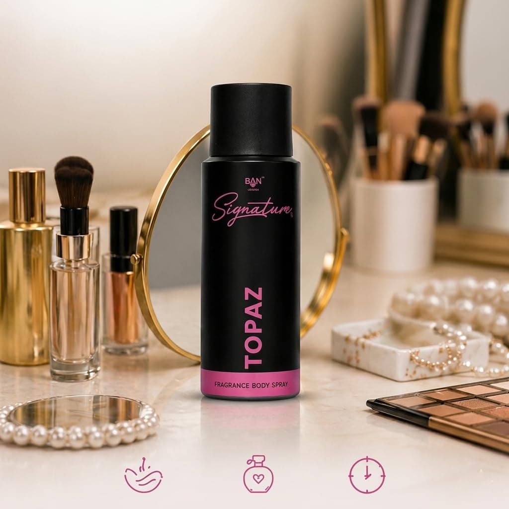 Signature SIGNATURE TOPAZ Deodorant Spray for Women 150ML | Long Lasting Floral Fruity Body Spray | Raspberry, Jasmine,… — thumbnail 2 of 8