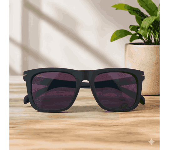 Best Vintage Model Branded Unbreakable Black Frame Polarized Sunglasses
