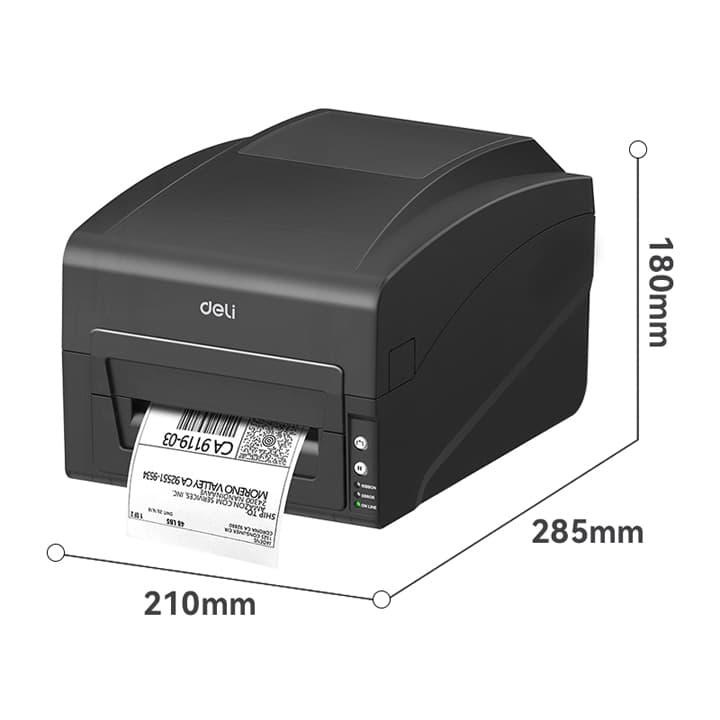 DELI Deli ES352 4 Inch Thermal Transfer Barcode & Label Printer with USB Bluetooth Connectivity electronics — thumbnail 2 of 3