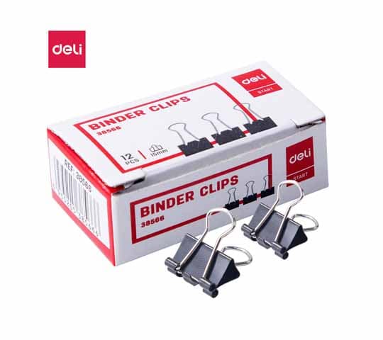 Deli Binder Clip E38566 – Heavy Duty Office Clips