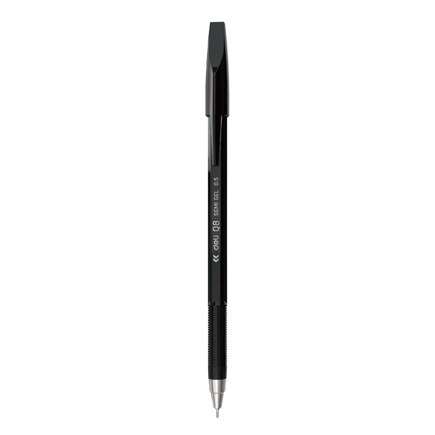 Deli Deli-EQ8-BK Semi Gel Pen | Smooth Black Ink Writing Pen stationary, toys & sports — thumbnail 4 of 4