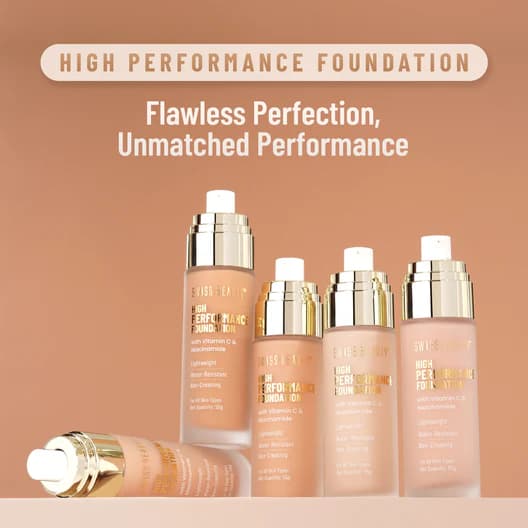 Swiss Beauty Swiss Beauty High Performance Foundation | Long Lasting Full Coverage Makeup Foundation daily essentials &… — thumbnail 10 of 10