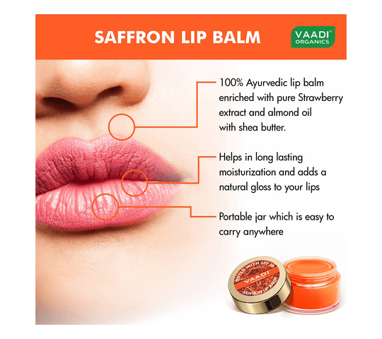 Vaadi Organics Vaadi Organics - Tinted Saffron Lip Balm with SPF30 for Dry, Chapped & Sun Damaged Lips (10 gms) - VH0736… — thumbnail 2 of 2