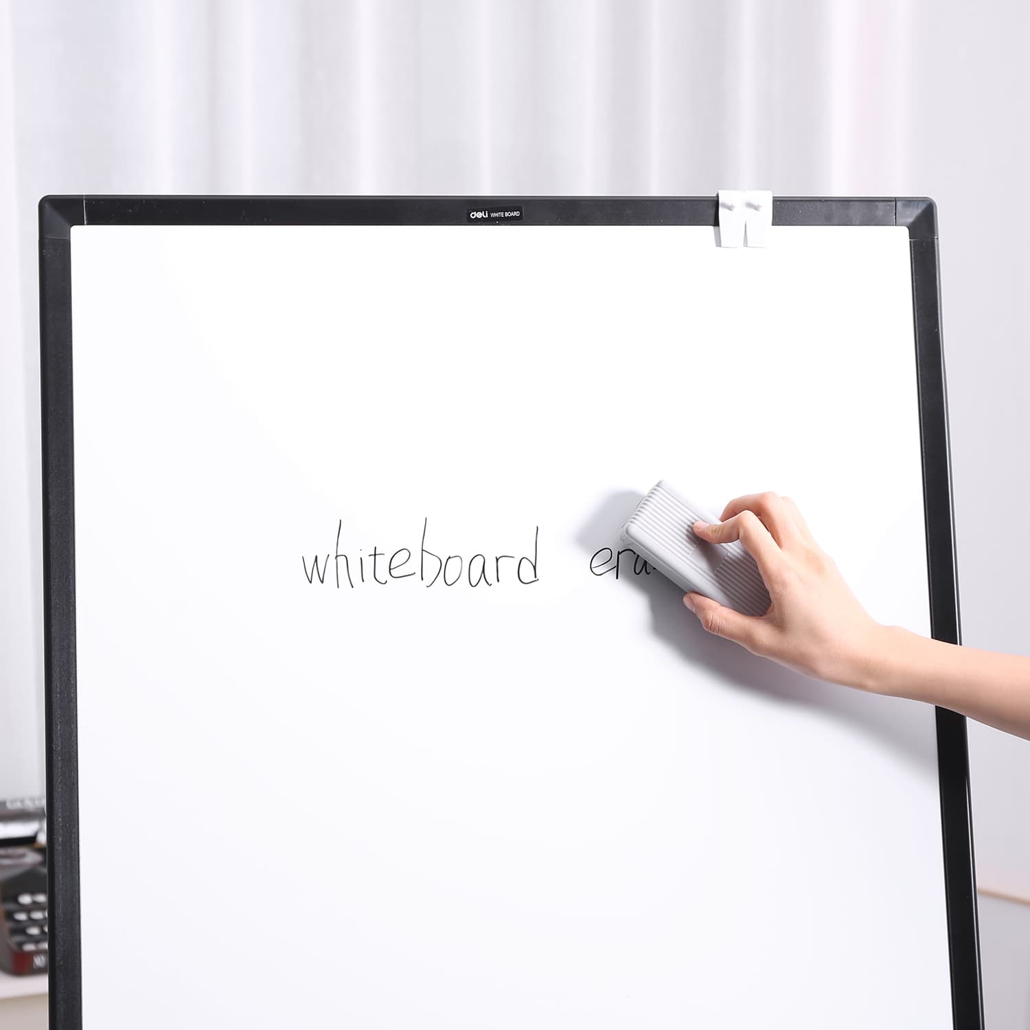 Deli Deli E7810 Whiteboard Eraser – Durable Whiteboard Duster for School, Office & Classroom stationary, toys & sports — thumbnail 3 of 5
