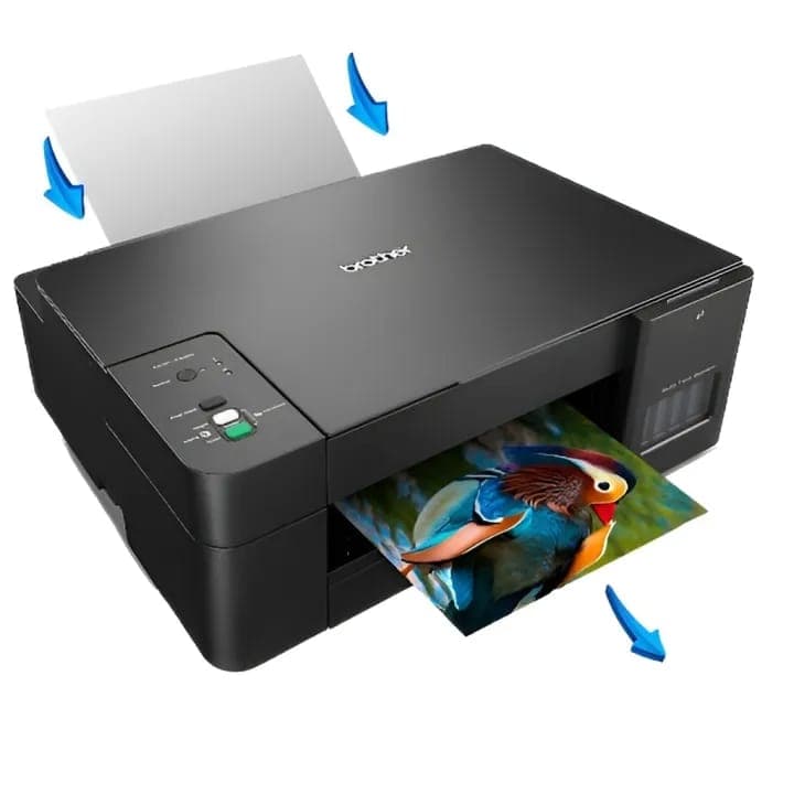 Brother Printer DCP-T220 Three In One ( Copy , Print & Scan ) Ink Tank Printer With One Set Ink Black