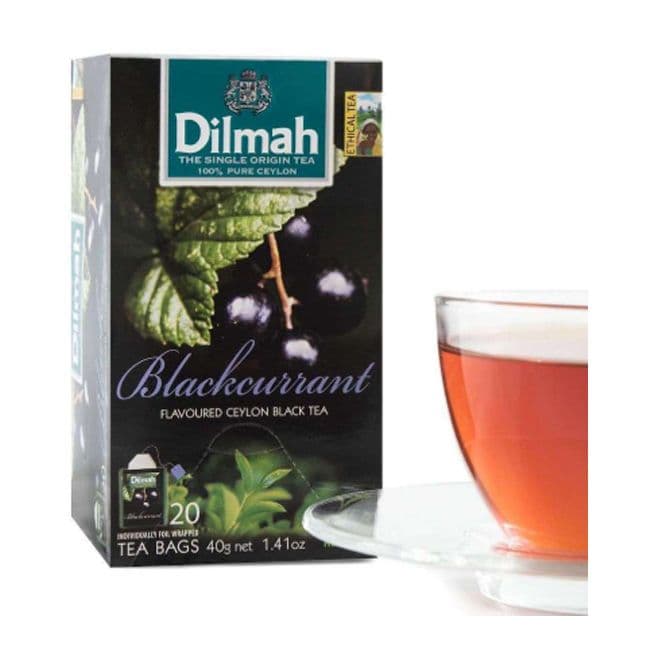 Dilmah Dilmah Black Currant Flavoured Tea – 20 Tea Bags | Premium Ceylon Black Tea daily essentials & lifestyle — thumbnail 5 of 6