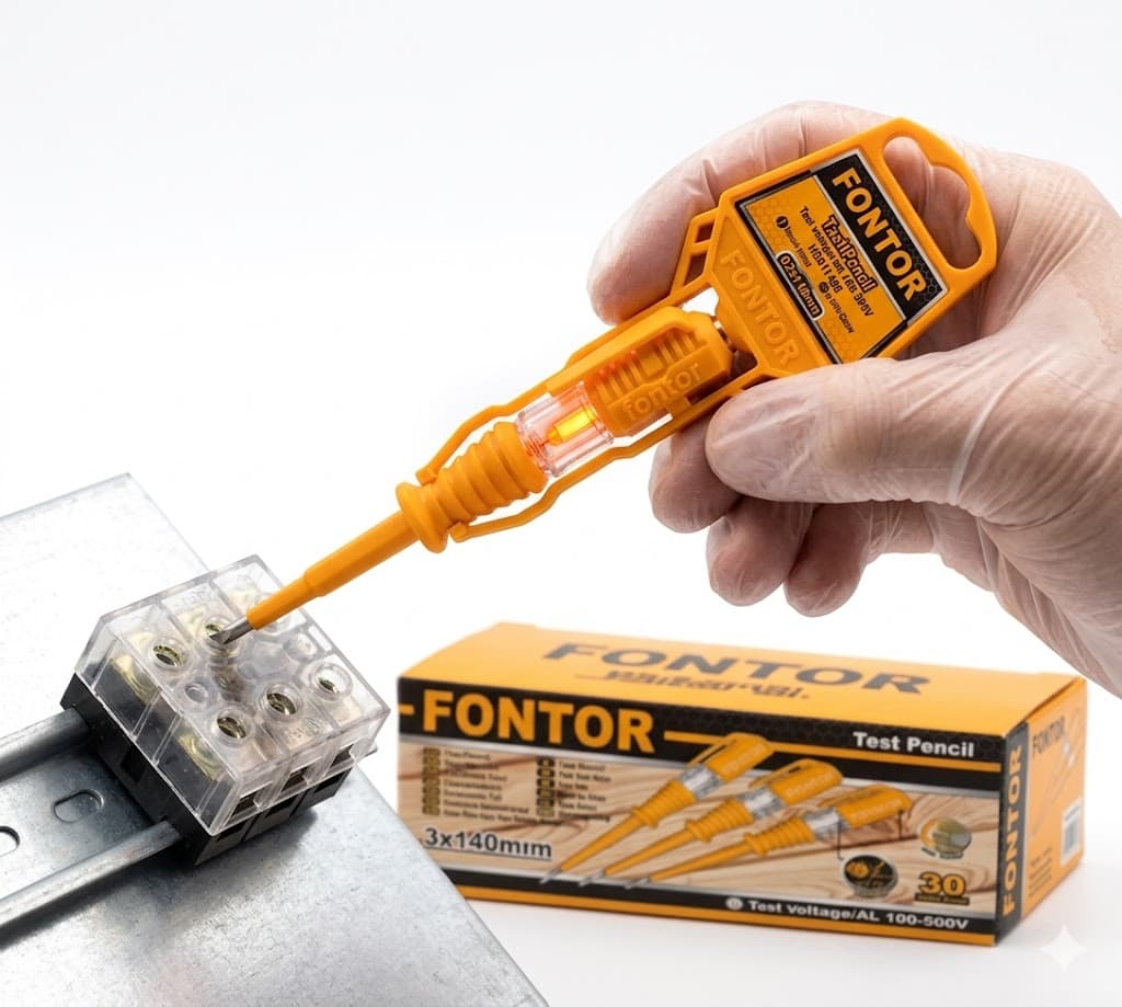 Fontor Fontor HSDT1408 Voltage Tester Screwdriver – Electrical Circuit Testing Tool hardware & machinery — thumbnail 2 of 2