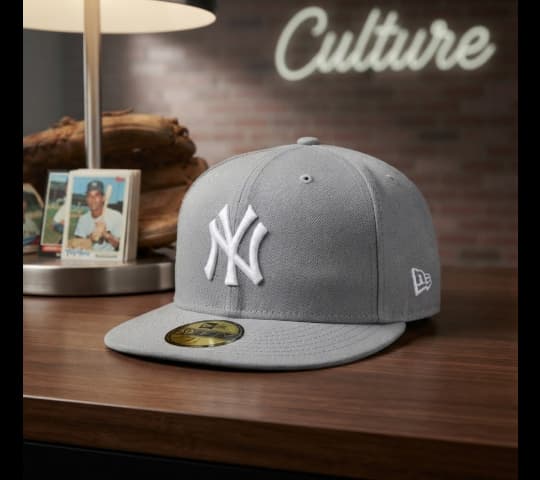 Ny Snapback Men 2pc Grey – Adjustable One Size Cap for Men