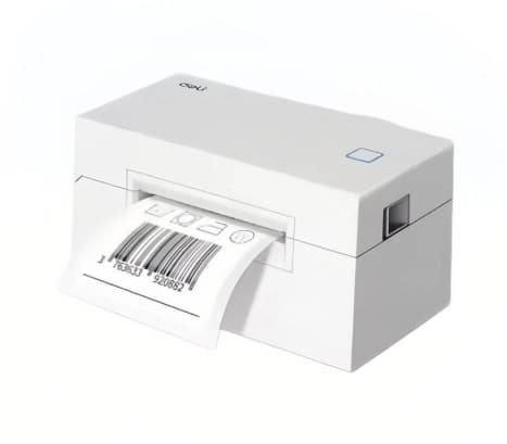 Deli E760DW Wireless 3-Inch Thermal Label Printer with 15208 Label Stand