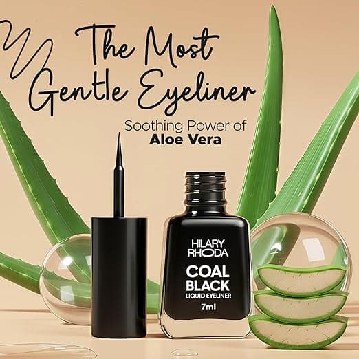 HILARY RHODA Hilary Rhoda Coal Black Liquid Eyeliner | Waterproof Long-Lasting Eyeliner daily essentials & lifestyle — thumbnail 6 of 7