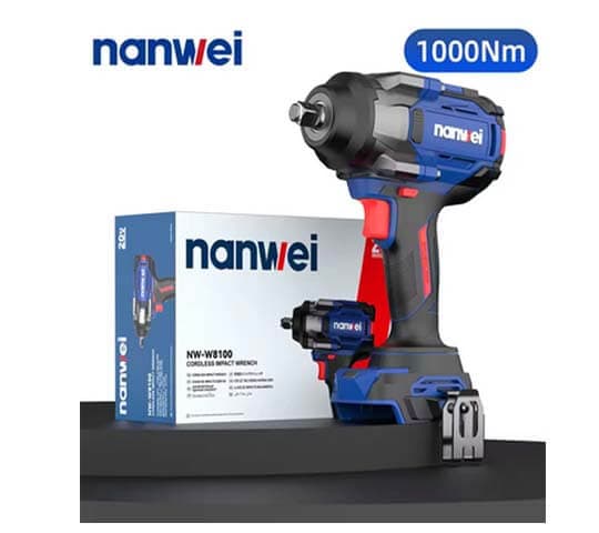 NANWEI Electric Wrench NW-W8100-C High Torque Impact Wrench for Car & Home Use in Nepal