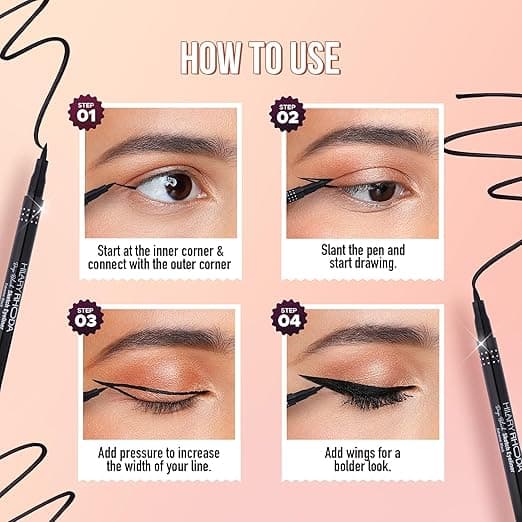 HILARY RHODA Hilary Rhoda Deep Black Sketch Eyeliner | Waterproof Long-Lasting Eye Liner Pen daily essentials & lifestyle — thumbnail 2 of 6