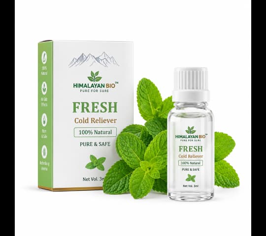Himalayan Bio Fresh Cold Reliever 3ml | Natural Nasal Relief Oil