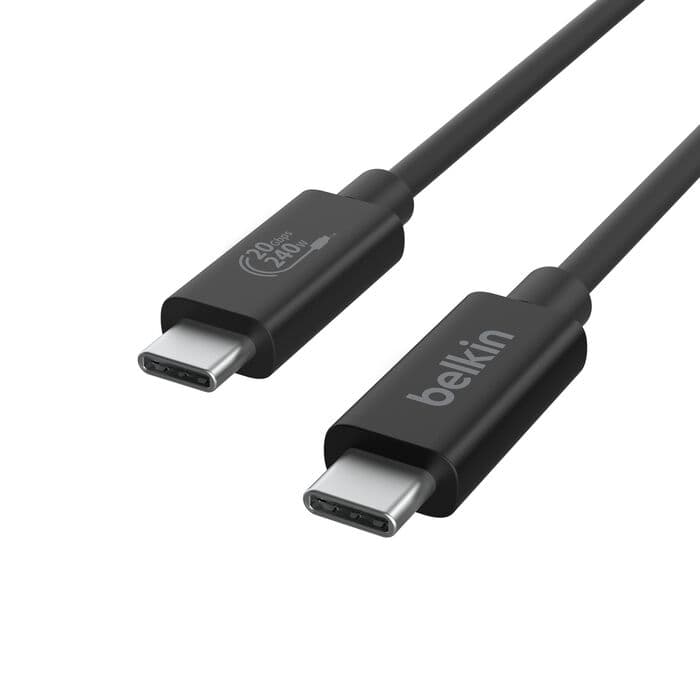 Belkin Belkin INZ004qc1.2MBK USB4 240W 20GBPS 1.2M USB-C Cable electronics — thumbnail 2 of 4