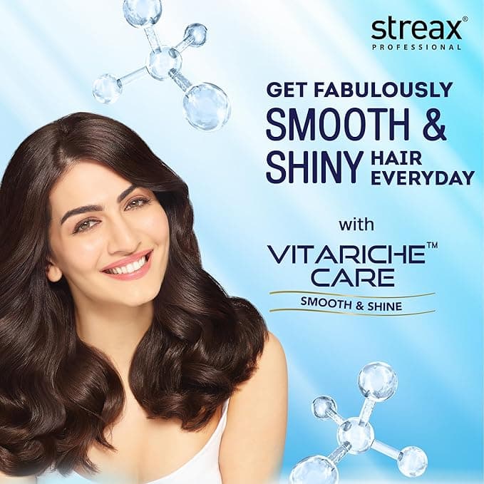 No Brand Streax Professional Vitariche Care Smooth & Shine Masque for Dry Hair – Deep Nourishing Hair Mask with Fresh… — thumbnail 2 of 6