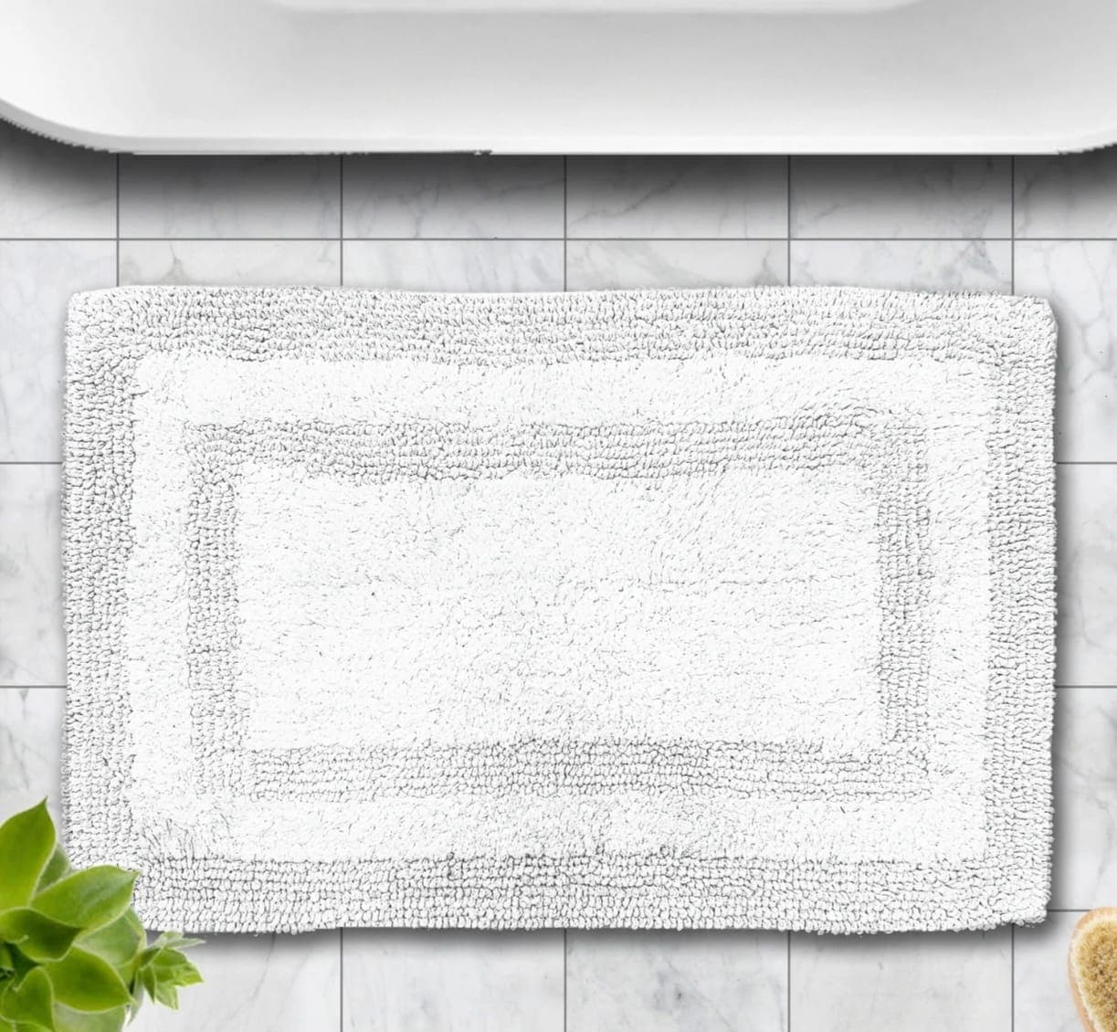 Pure Cotton Reversible Door Mats 40x60 cm