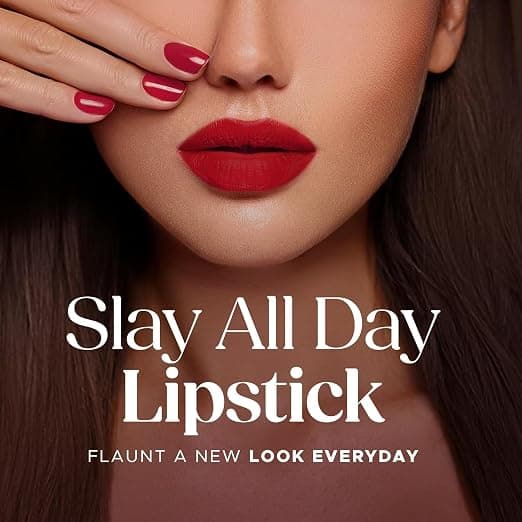 HILARY RHODA Hilary Rhoda PREMIUM Slay All Day Matte Lipstick | Long-Lasting Waterproof Lip Color daily essentials &… — thumbnail 8 of 9