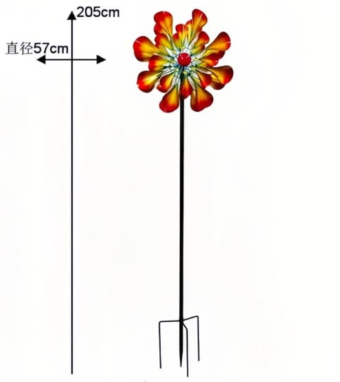 Senwell Senwell Metal Wind Spinner Outdoor Garden Decor #109 home decor — thumbnail 3 of 3