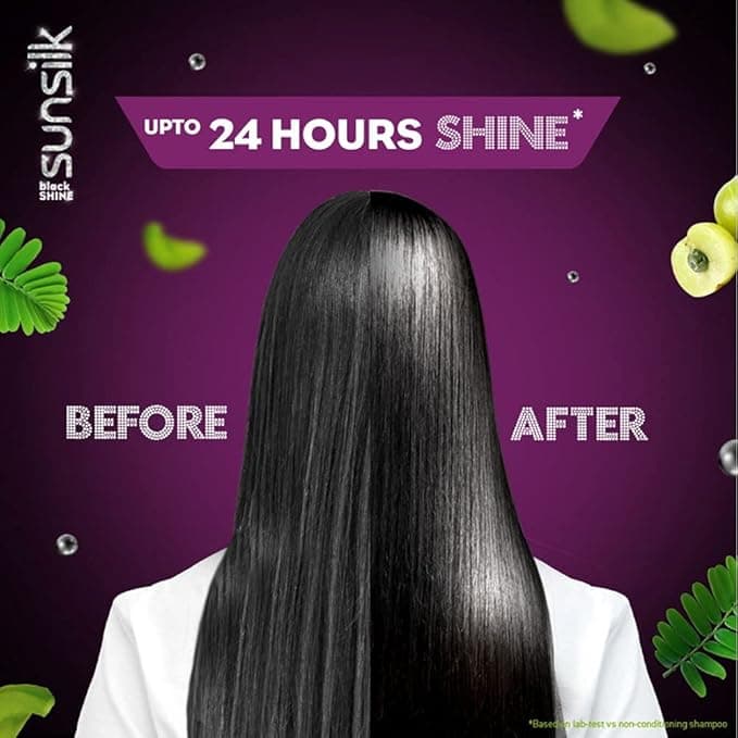 No Brand SUNSILK Black Shine Shampoo Big 625ml – Glossy Shine, Smooth & Silky Hair Care Shampoo for Dull Hair Repair daily… — thumbnail 5 of 7