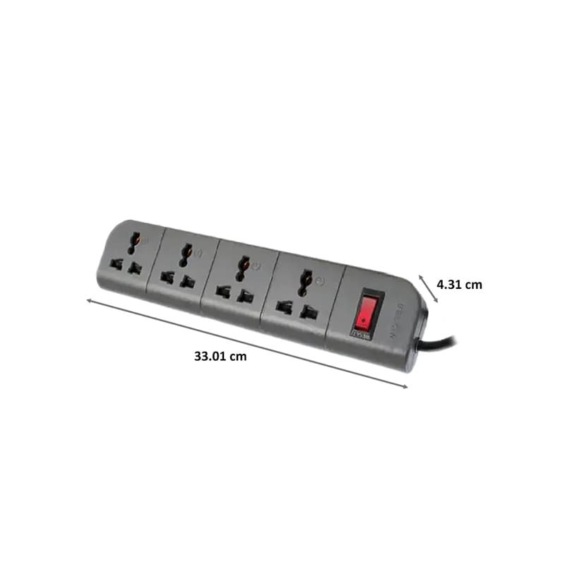 Belkin Belkin Essential Series 4-Socket Surge Protector F9E400zb1.5MGRY electronics — thumbnail 2 of 2