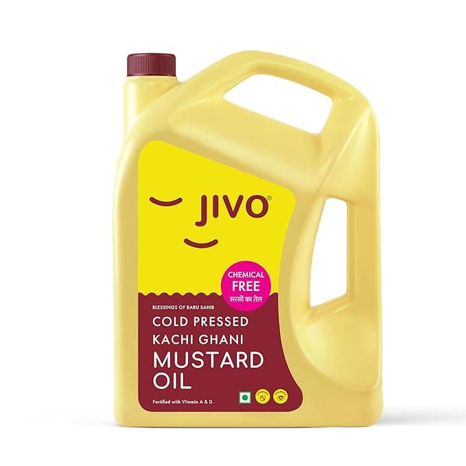 Patanjali Mustard Oil 5 Litre | Pure Kachi Ghani Cooking Oil