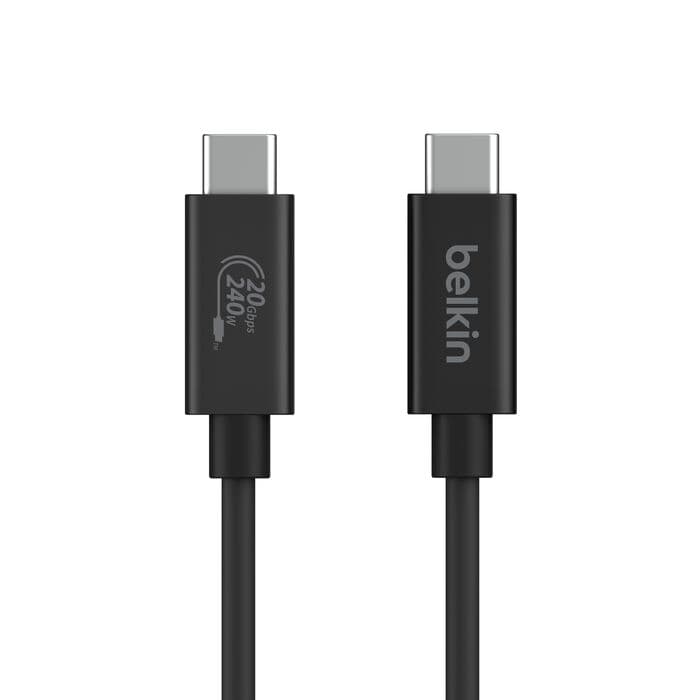 Belkin Belkin INZ004qc1.2MBK USB4 240W 20GBPS 1.2M USB-C Cable electronics — thumbnail 3 of 4