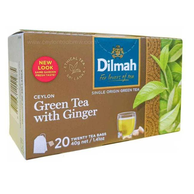 Dilmah Dilmah Pure Ceylon Green Tea with Ginger 20 Tea Bags | Natural Wellness Tea daily essentials & lifestyle — thumbnail 4 of 6