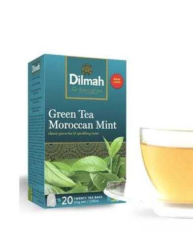 Dilmah Dilmah Green Tea with Moroccan Mint – 20 Tea Bags | Premium Herbal Green Tea daily essentials & lifestyle — thumbnail 6 of 7