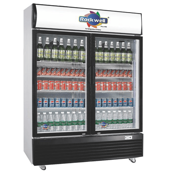 Rockwell Rvc 1100 Dd | Double Door | High Density Puf | Visi Coolers