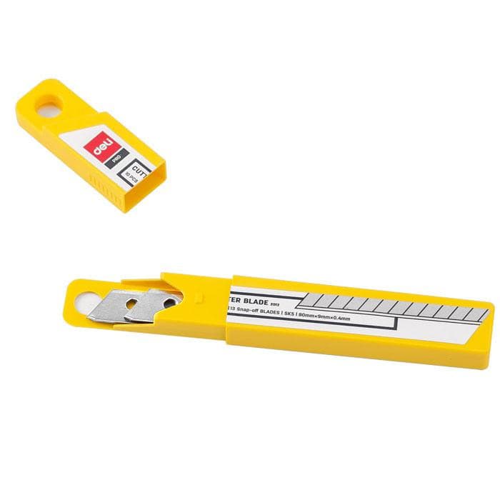 Deli Deli E2012 Cutter Blade | Heavy Duty Snap-Off Replacement Blades stationary, toys & sports — thumbnail 8 of 8