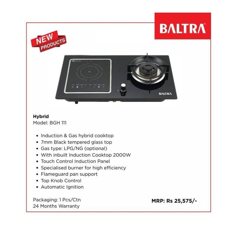 Baltra Baltra Hybrid Induction and Gas Cooktop BGH 111 electronics — thumbnail 3 of 3